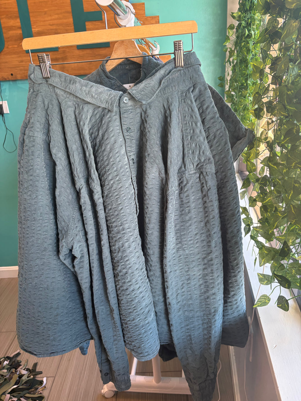 Textured 2 Shirt Skirt