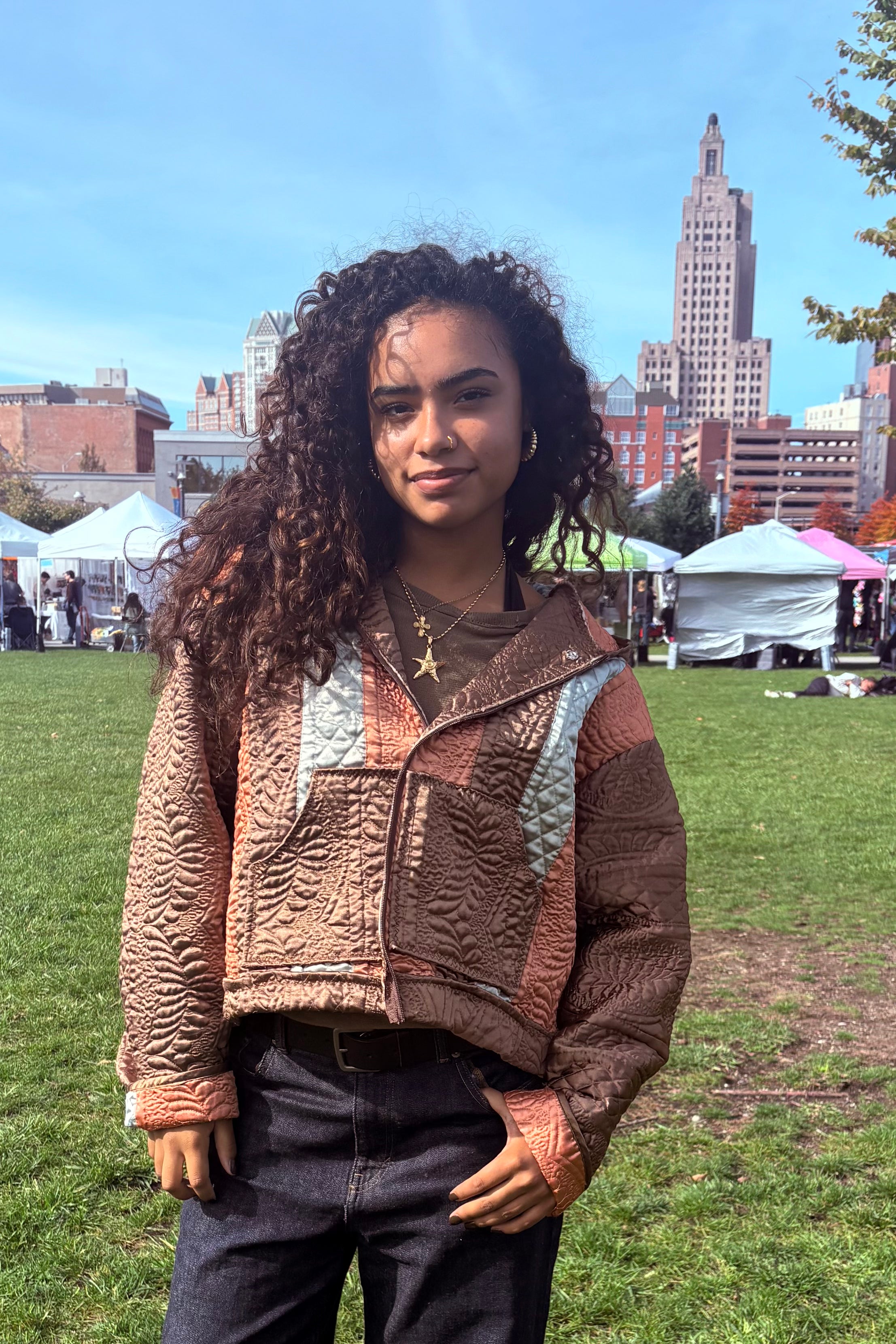 Quilted Hooded Jacket